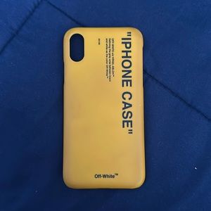 Off-White IPhone X case